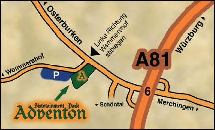 Anfahrtsplan Adventon